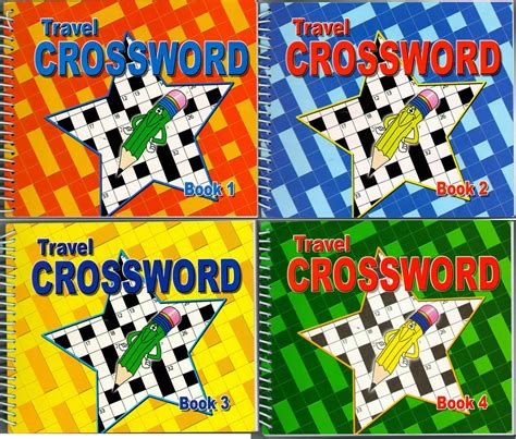 Spiral Bound Mini Travel Size Crossword Puzzle Books – 3115