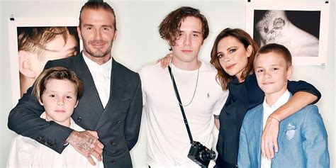 The Beckham family couldn't look prouder as they support Brooklyn at book launch