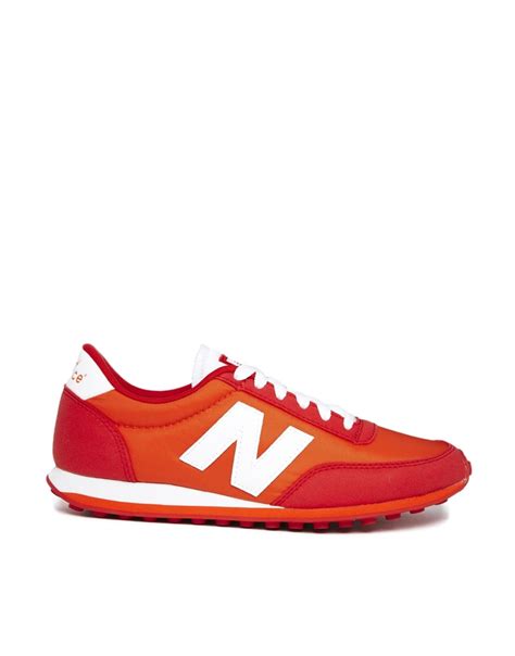 Lyst - New Balance Orange 410 Sneakers in Red