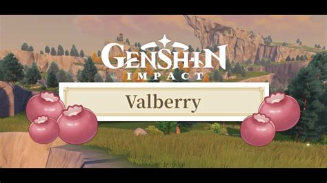 Genshin Impact - 3 Minute Valberry farming route [Stormbearer mountains ...