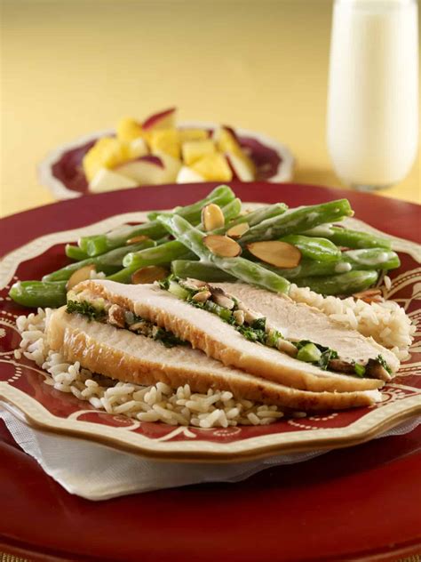 Holiday Stuffed Turkey & Green Bean Casserole | Healthy Family Project