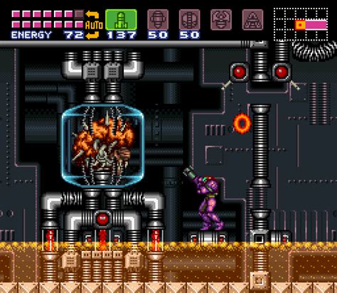 Remebering Super Metroid‘s Mother Brain Boss Battle