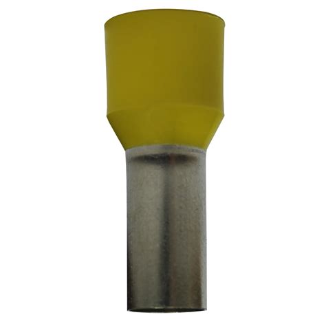 Insulated Wire Ferrules; AWG 4 (Yellow) – KRP