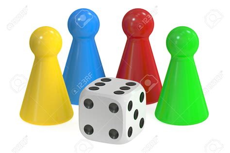 clipart dice and game pieces - Clipground