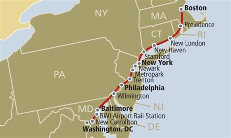 Amtrak Acela Express First Class: Washington, D.C.-WAS to New York-NYP ...