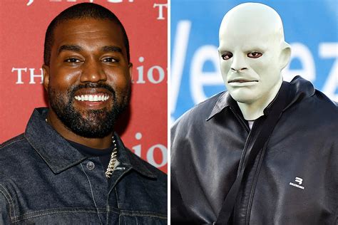Kanye West goes undercover in creepy mask in Italy as rapper's divorce from Kim Kardashian moves ...