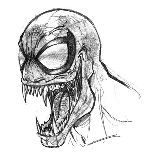 Daily Sketch - Venom by channandeller on DeviantArt