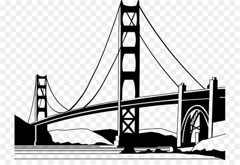 Free Golden Gate Bridge Silhouette Vector, Download Free Golden Gate Bridge Silhouette Vector ...