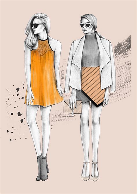 Orange/Salmon Outfits on Behance