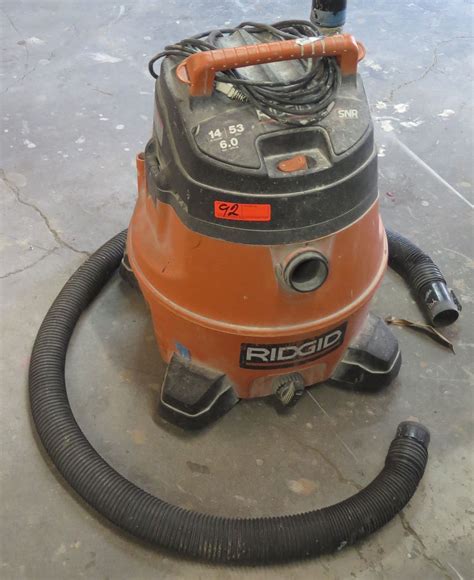 Ridgid SNR WD14500 Wet/Dry Shop Vacuum 14 Gallon w/ Hose - Oahu Auctions