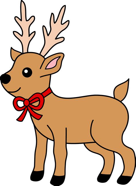 Reindeer Drawing | Free download on ClipArtMag