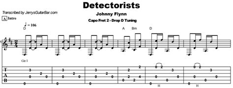 Johnny Flynn - Detectorists | Guitar Lesson, Tab & Chords | Jerry's ...