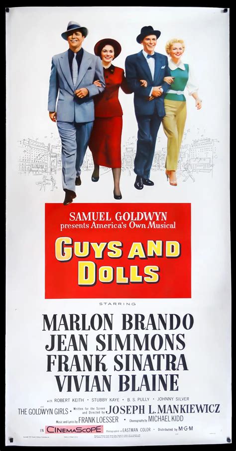 Guys and Dolls (1955) Original Three-Sheet Movie Poster - Original Film ...