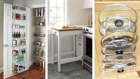 12 Easy Small Kitchen Storage Ideas - YouTube