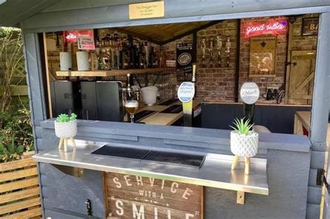 Inside the garden shed turned into a special pub for just £500 - LancsLive