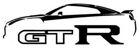 GTR R35 Silhouette Type Decal - Etsy