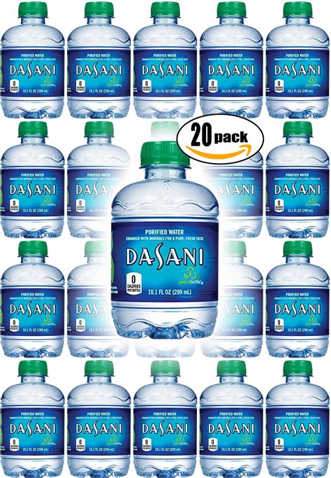 DASANI Purified Water Bottles Enhanced with Minerals, 10.1 fl oz, 24 ...