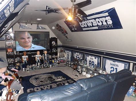 MAN CAVE! Koreys dream man cave | Dallas cowboys decor, Dallas cowboys ...