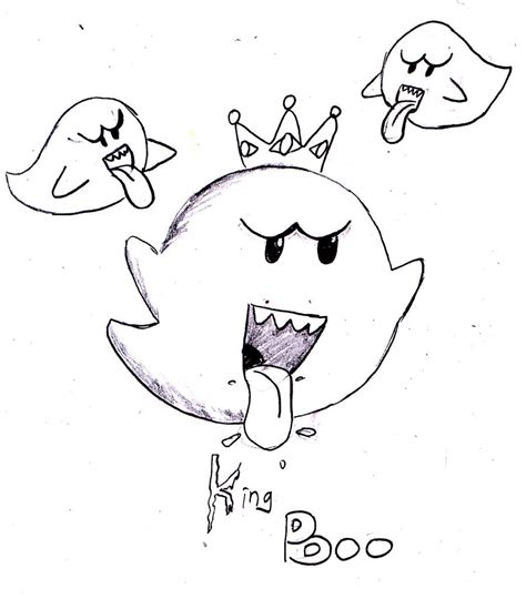 King Boo Drawing at GetDrawings | Free download