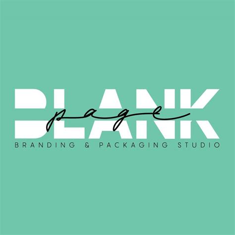 Blank Page. Design