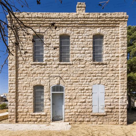 Historic Glasscock County Courthouse (Garden City, Texas) | Stock ...