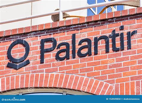 July 30, 2019 Palo Alto / CA / USA - Palantir Logo Displayed At Their ...