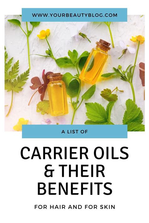 List of Carrier Oils and Their Benefits + Free Printable PDF Chart | Carrier oils, Carrier oil ...