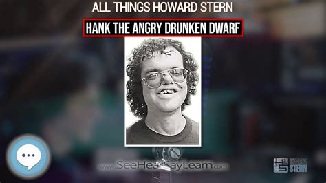 Hank the Angry Drunken Dwarf 🎙️🎙️🎙️ All Things Howard Stern 🎙️🎙️🎙️ ...