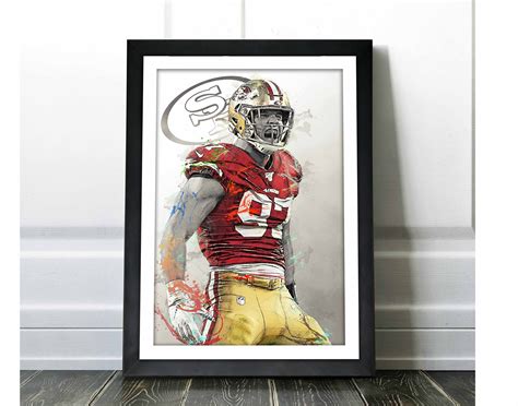 Nick Bosa Poster San Francisco 49ers Canvas Print Wall | Etsy