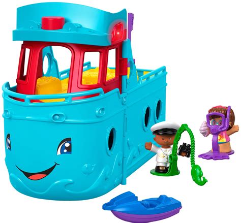 Fisher-Price Little People Travel Together Friend Ship, 2-in-1 Playset ...