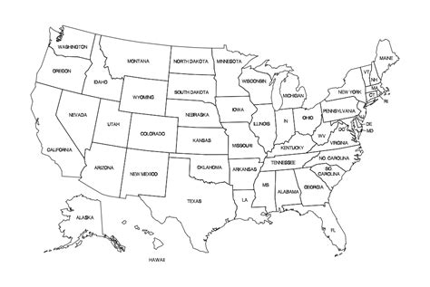 Us States Map dxf File Free Download - 3axis.co