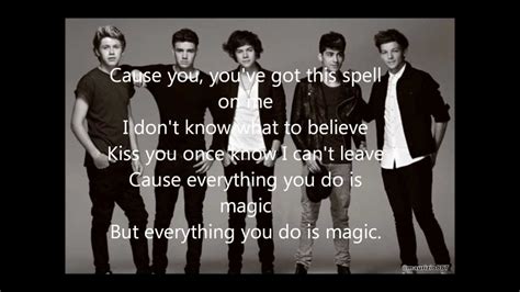 One Direction-Magic Lyrics - YouTube