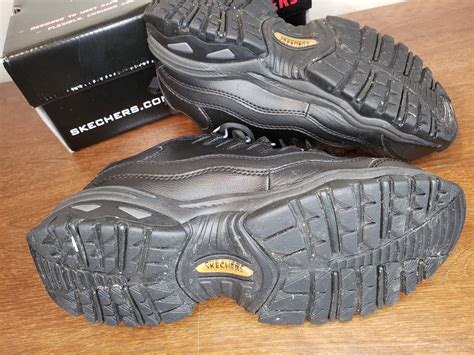 Skechers Women's Steel Toe Work Shoes Black Size 6.5… - Gem