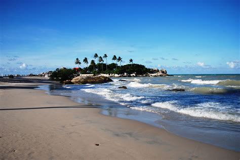 Beautiful Beach in BANGKA Island , INDONESIA