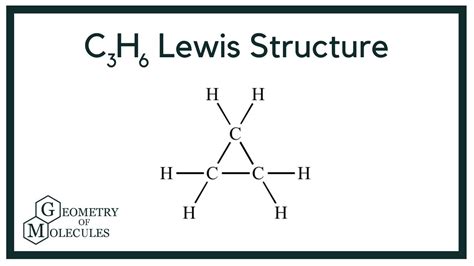 C3H6 Lewis Structure: How to Draw the Lewis Structure for C3H6 (cyclopropane) - YouTube