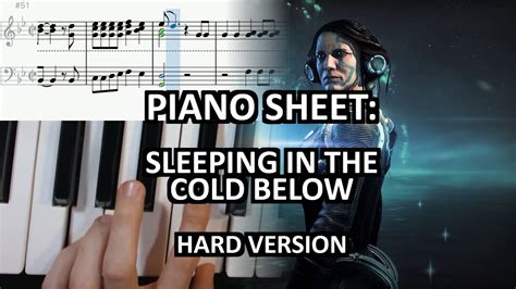 Piano sheet: Sleeping in the Cold Below, hard version - YouTube