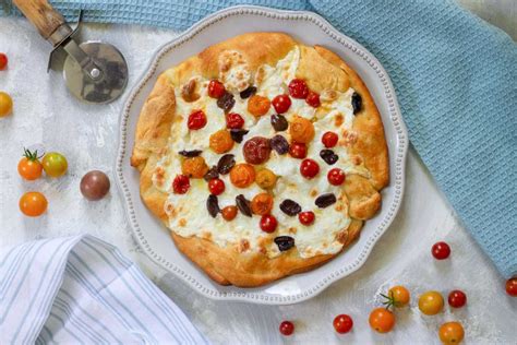 Focaccia Pizza with Store-Bought Dough - Champagne Tastes®