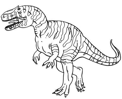 Free Giganotosaurus Coloring Page - Free Printable Coloring Pages for Kids