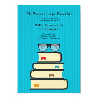 Book Club Invitations & Announcements | Zazzle