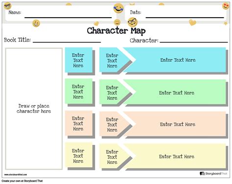 Character Map Worksheet Template At Storyboardthat - vrogue.co
