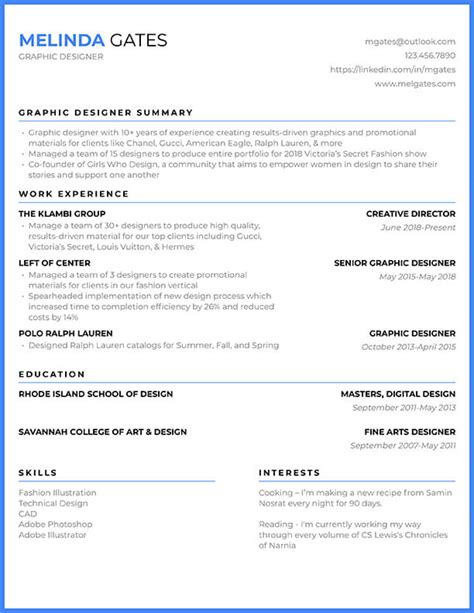 Create Your Resume Free