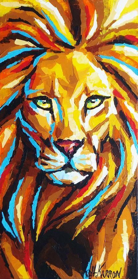 Lion Painting - Lion Fine Art Print | Animal Paintings | Pinterest | Lion painting, Lions and ...