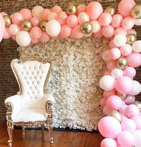 Balloon Garland Arch Kit 16Ft Long 112pcs Pink White Gold Balloons Pack forBachelorette Party ...