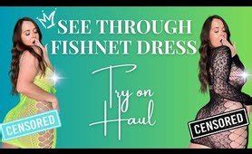 TRANSPARENT Dresses TRY ON Haul with Mirror View! | Jean Marie Try On - Videos - Try On Haul Girls