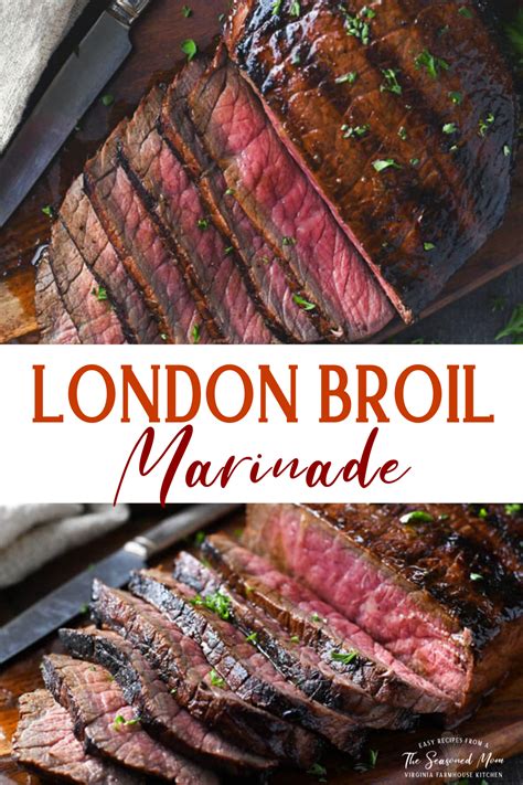 London Broil Marinade for the Grill or Oven! - The Seasoned Mom