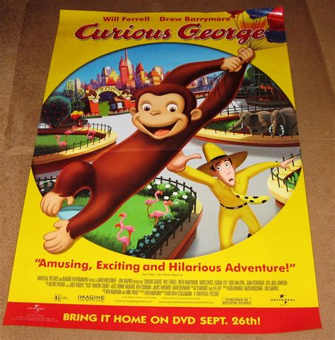 Curious George Movie Poster 27x40 Used – Mason City Poster Company