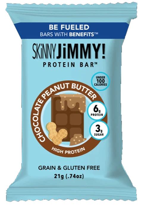 Jimmy Bar Skinny Chocolate Peanut Butter Adds Energy to the Office