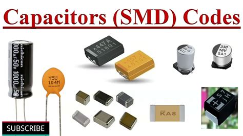 Capacitor And Smd Capacitor Codes Explained With Examples | 10uf smd ...