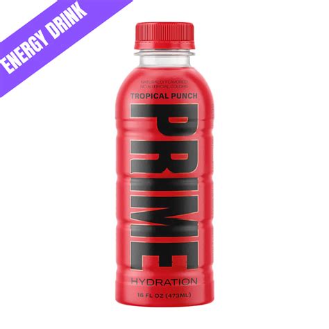 Prime Energy Drink 500ml TROPICAL PUNCH Hydration Sports Drink