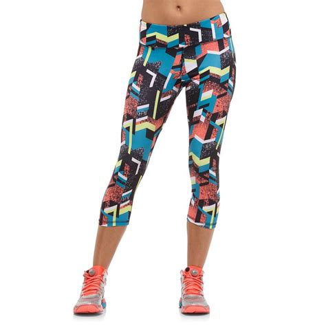 Reebok Aerobics Print Capri | Reebok International (With images ...